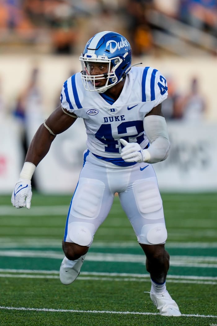 Duke Linebacker Shaka Heyward